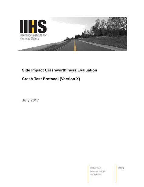 side impact test protocol